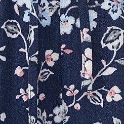 Pull-On High-Rise Wide-Leg Pant, TENDER JACOBEAN NAVY, swatch