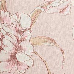 Pull-On High-Rise Gauze Wide-Leg Pant, SKETCHBOOK FLORAL TAN, swatch