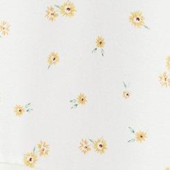 Super Soft Jersey Ruffle Sleep Chemise, DAISY DITSY WHITE, swatch