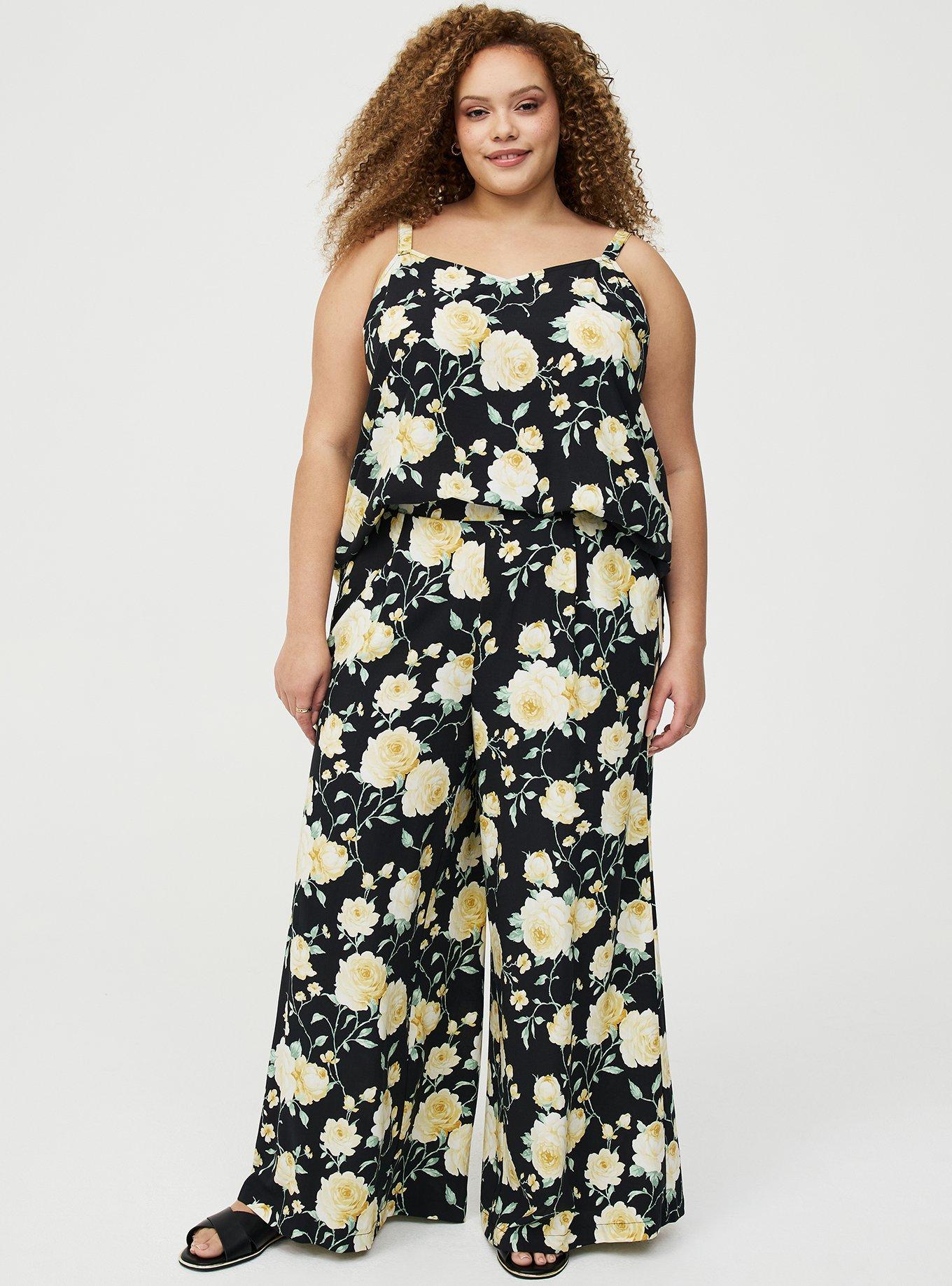 Sophie Challis Swing Cami, ROMANCE FLORAL BLACK, alternate