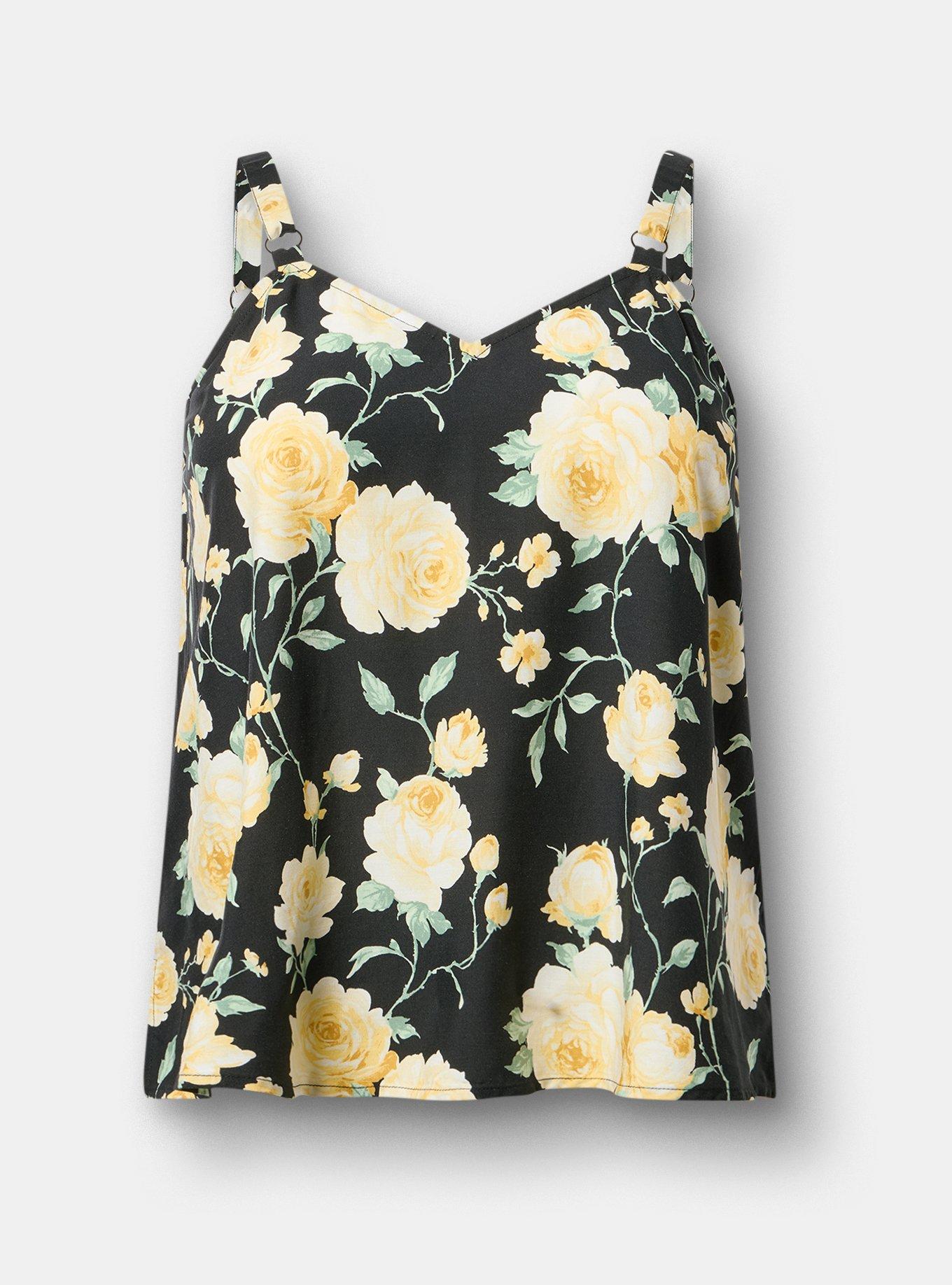 Sophie Challis Swing Cami, ROMANCE FLORAL BLACK, hi-res