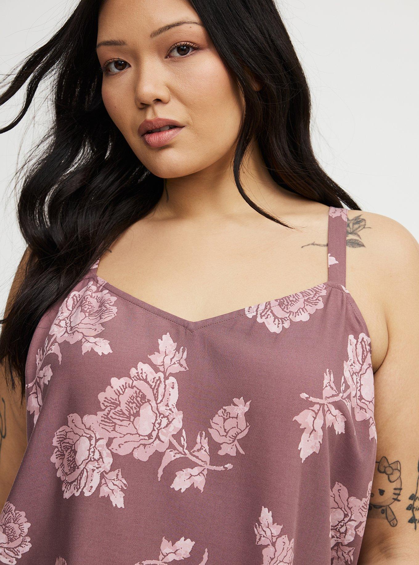 Sophie Challis Swing Cami, FLOWER STAMPS FLORAL TAN, alternate