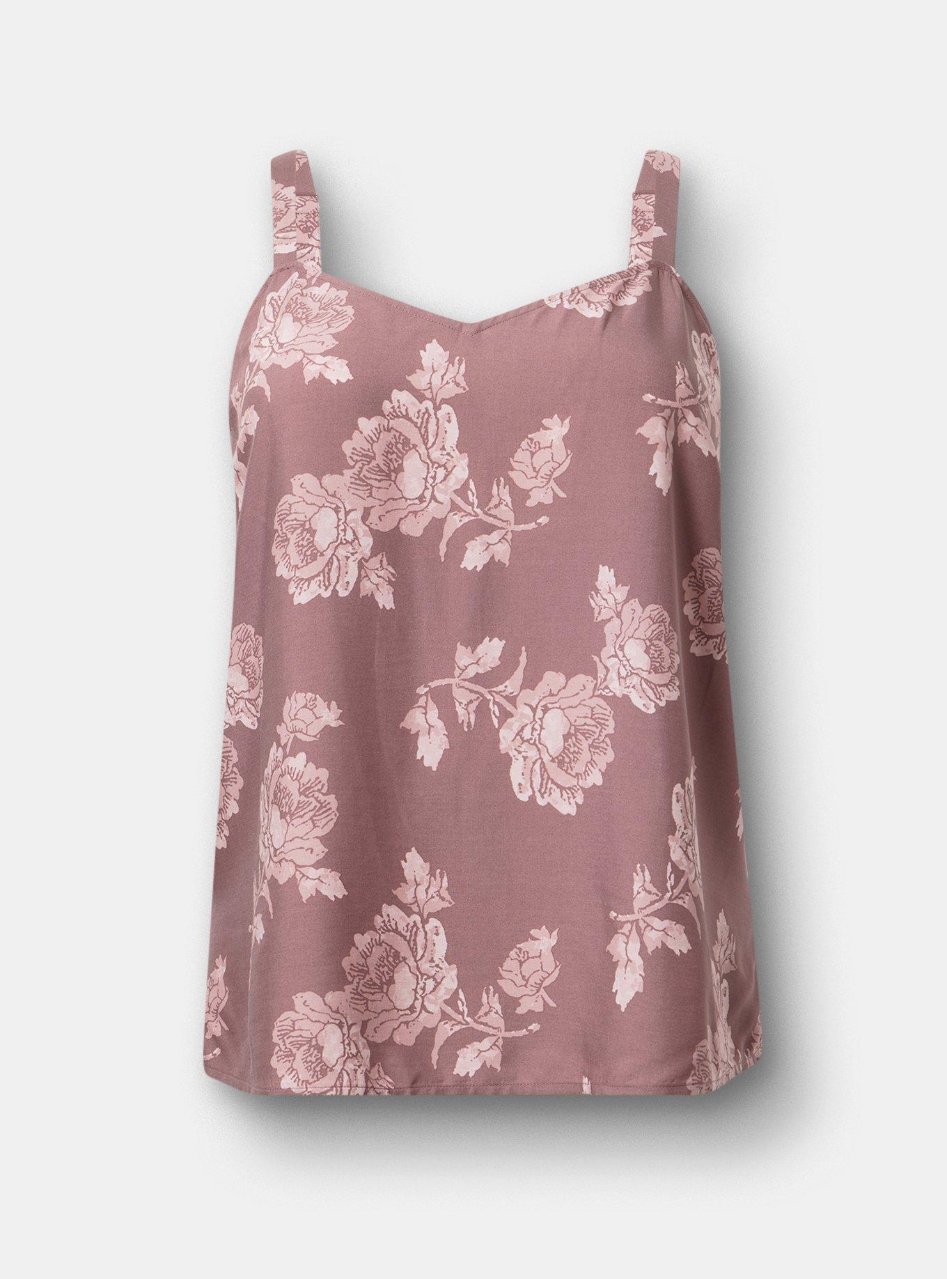 Sophie Challis Swing Cami, FLOWER STAMPS FLORAL TAN, hi-res