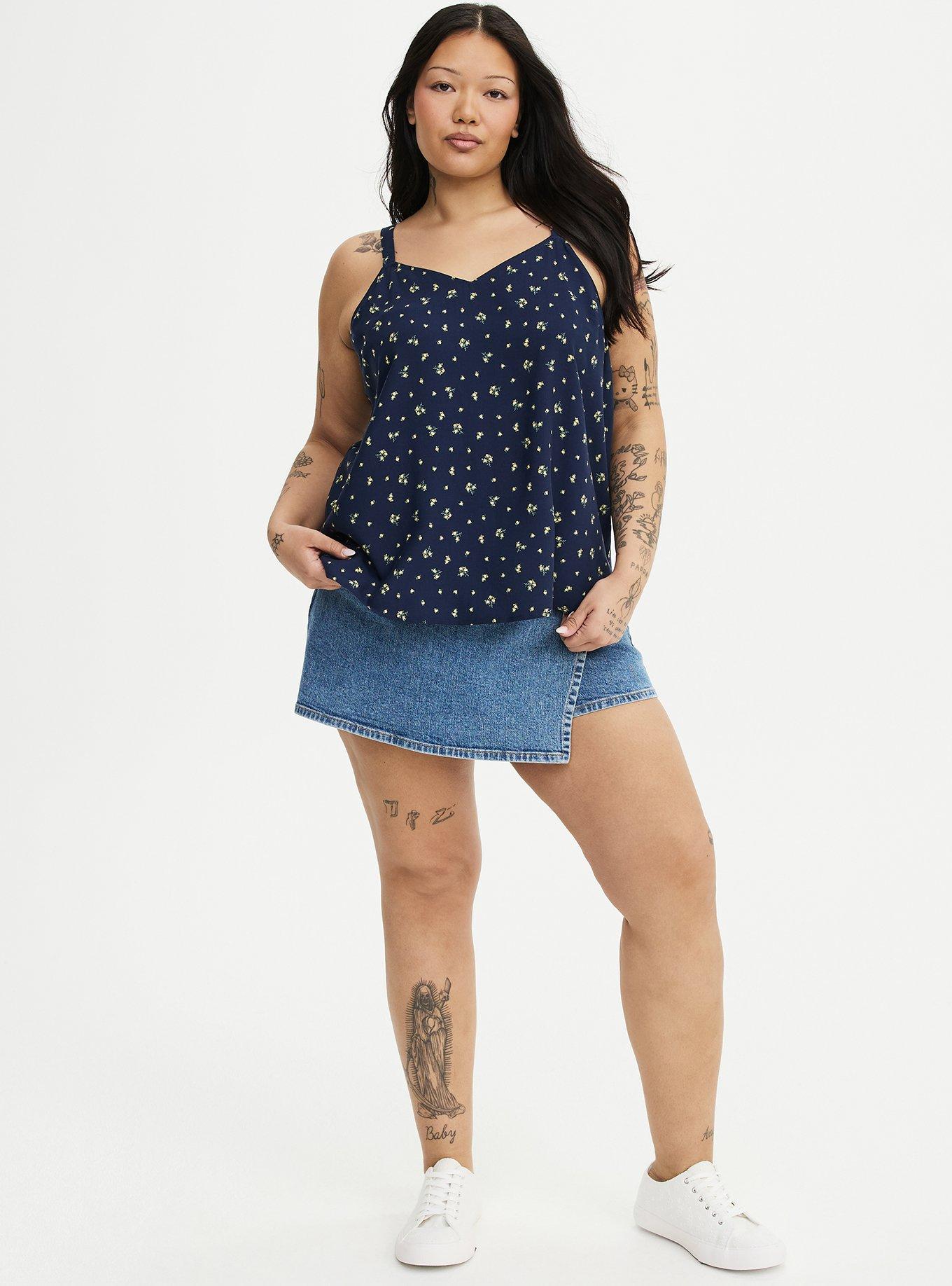 Sophie Challis Swing Cami, MISTY DITSY FLORAL NAVY, alternate