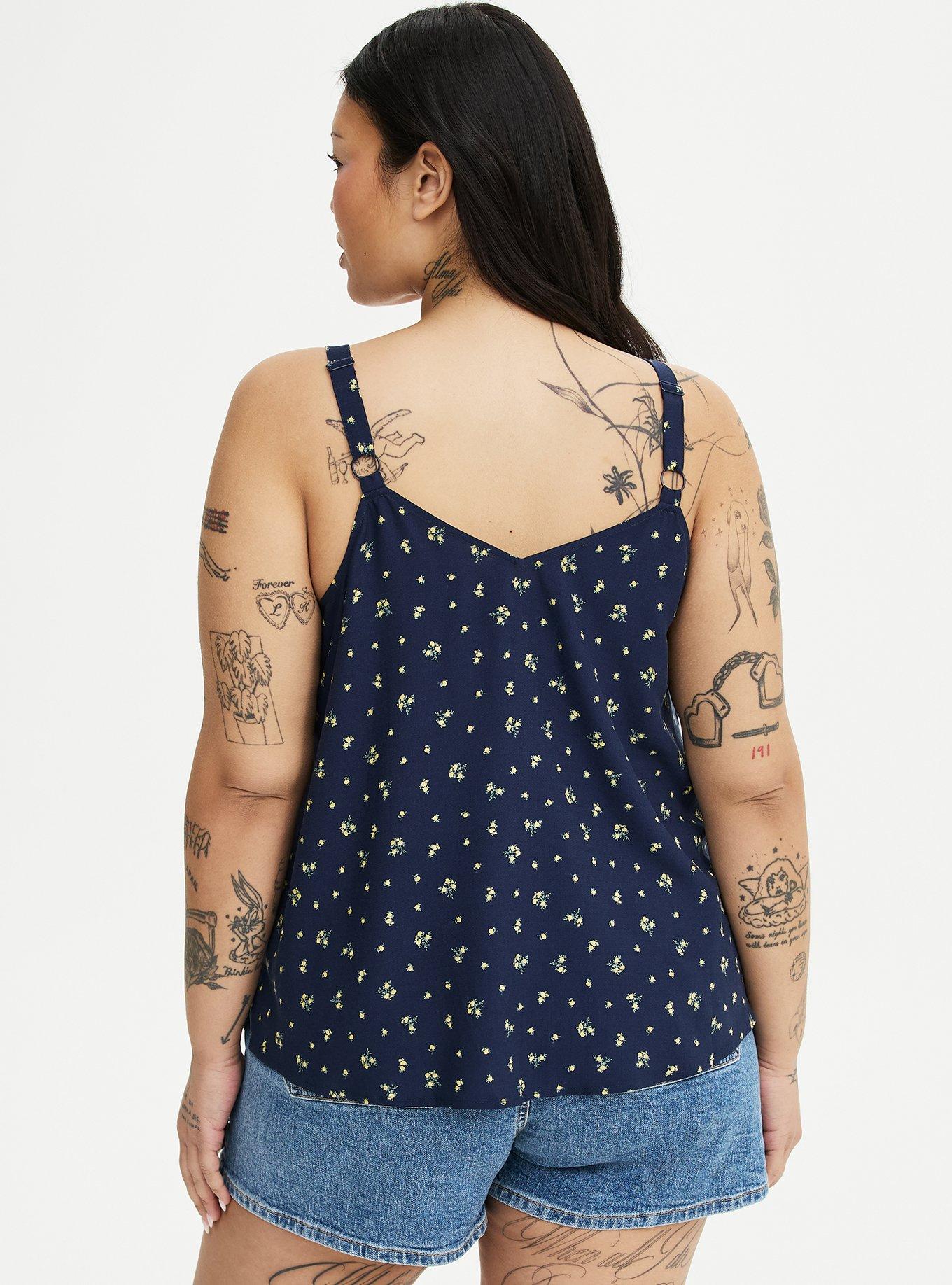 Sophie Challis Swing Cami, MISTY DITSY FLORAL NAVY, alternate