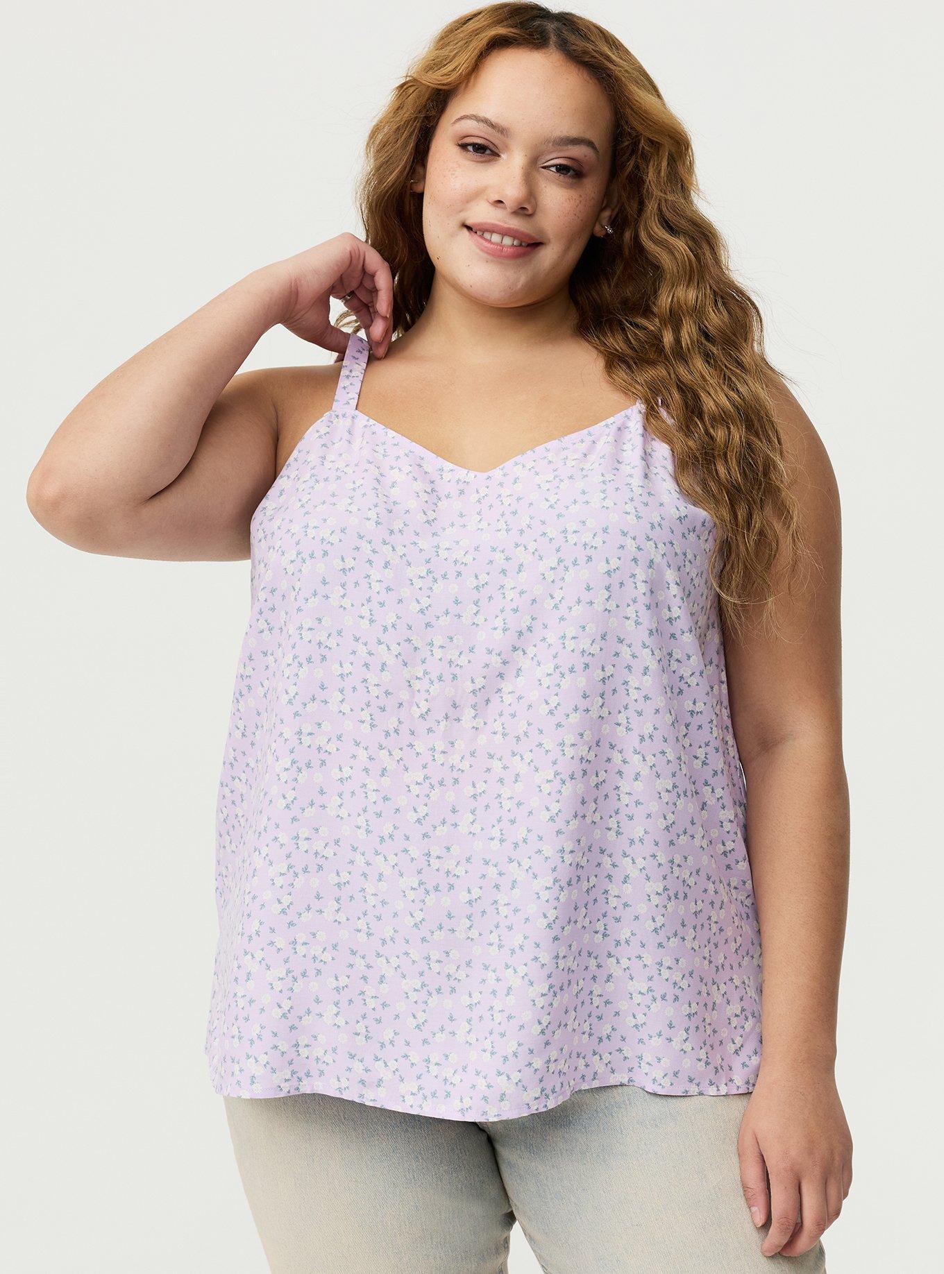 Sophie Challis Swing Cami, DONNA DITSY FLORAL LILAC, hi-res
