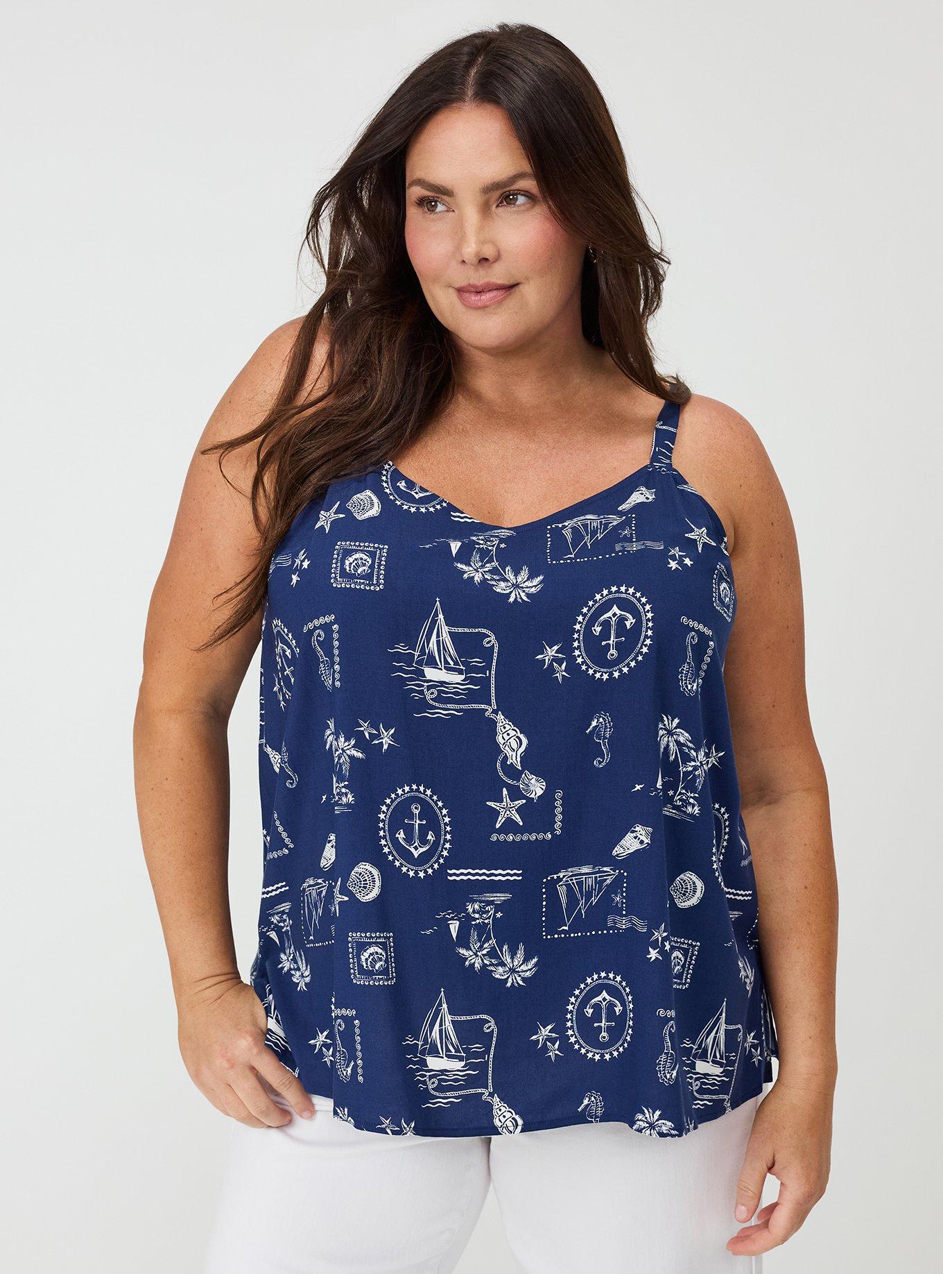 Sophie Challis Swing Cami, MARINE ROOM NAVY, hi-res