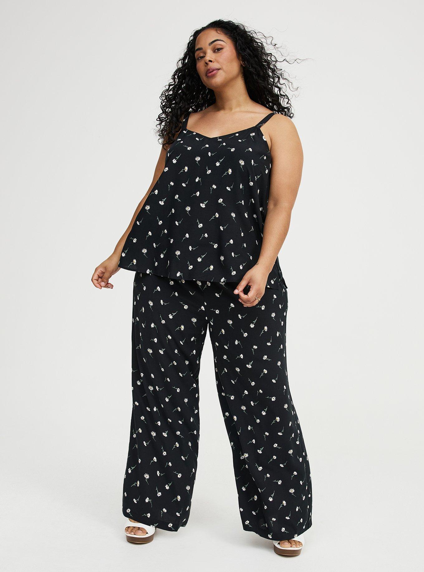 Sophie Challis Swing Cami, DARA DAISIES FLORAL BLACK, alternate