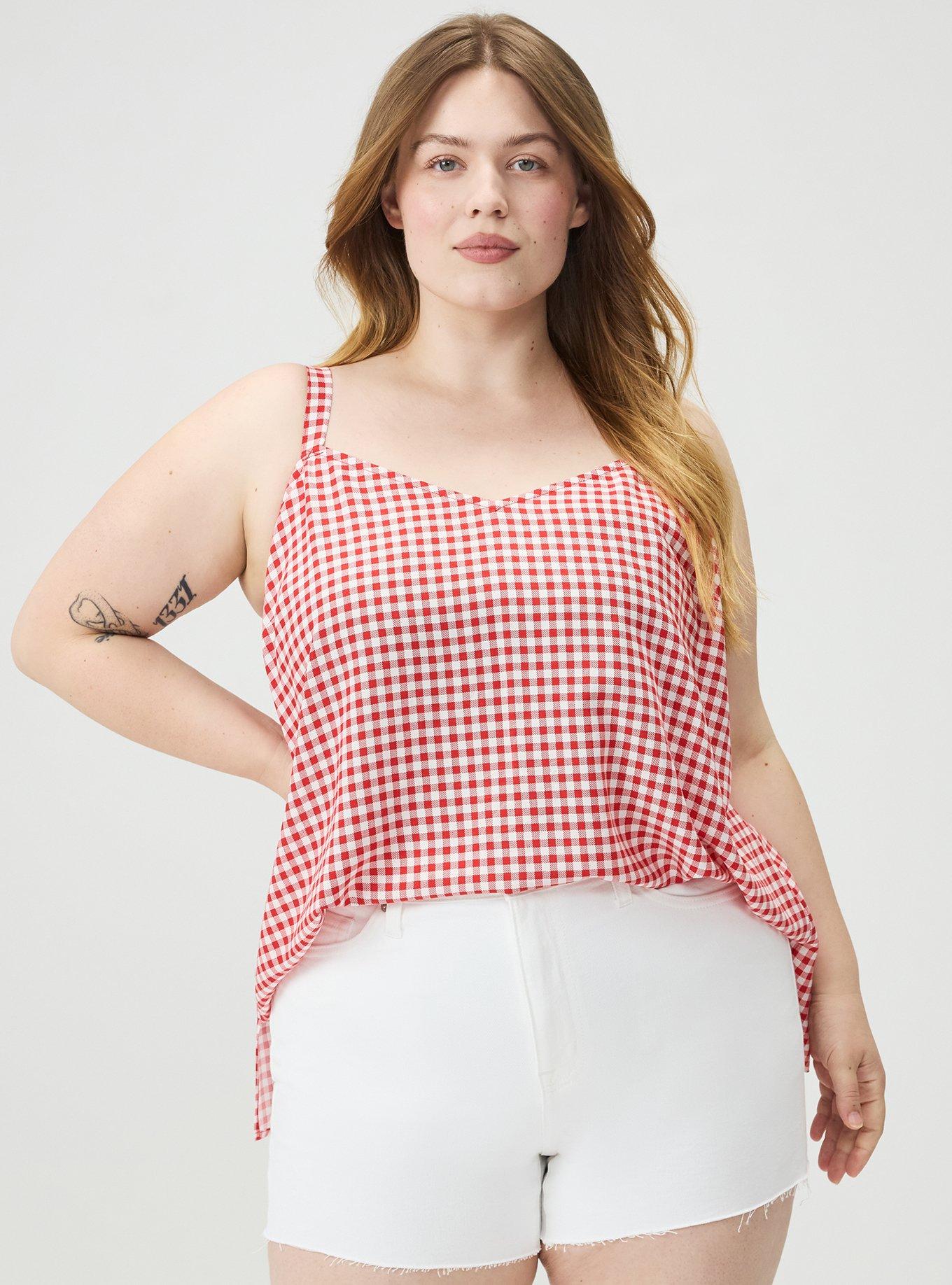 Sophie Challis Swing Cami, SOPHIE GINGHAM RED, alternate