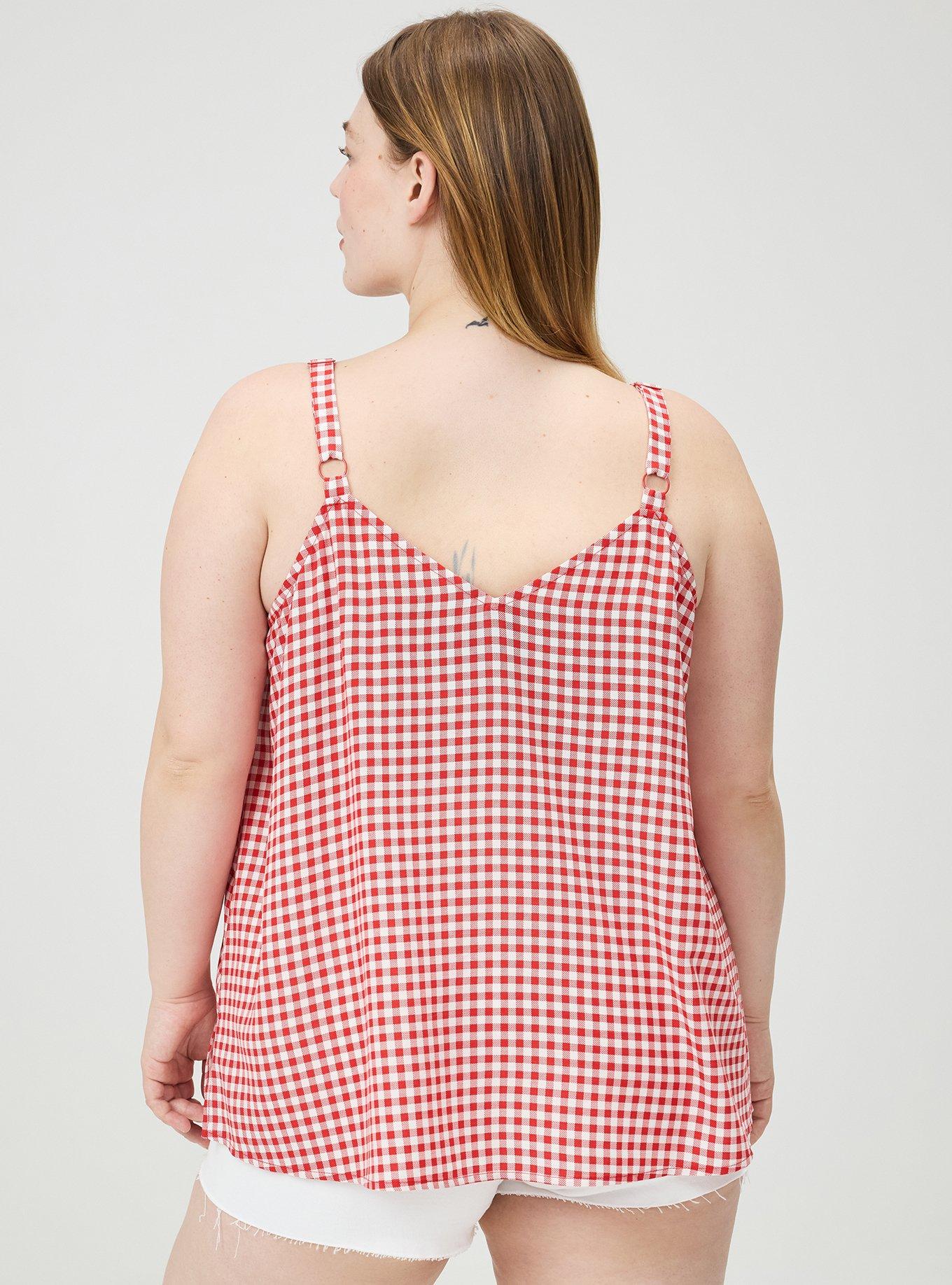 Sophie Challis Swing Cami, SOPHIE GINGHAM RED, alternate