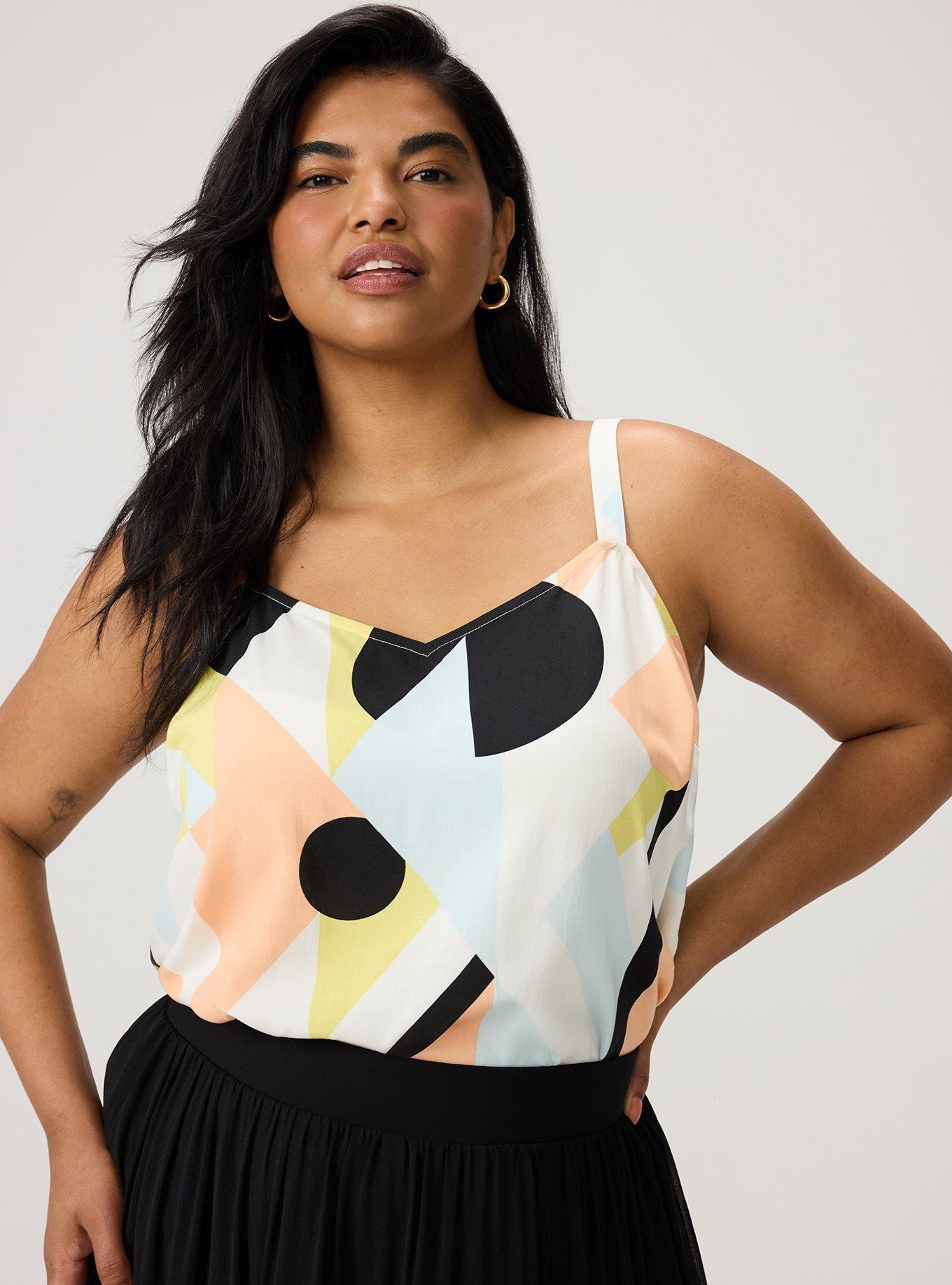 Plus Size Sophie Challis Swing Cami, SURF GEO MULTI, alternate