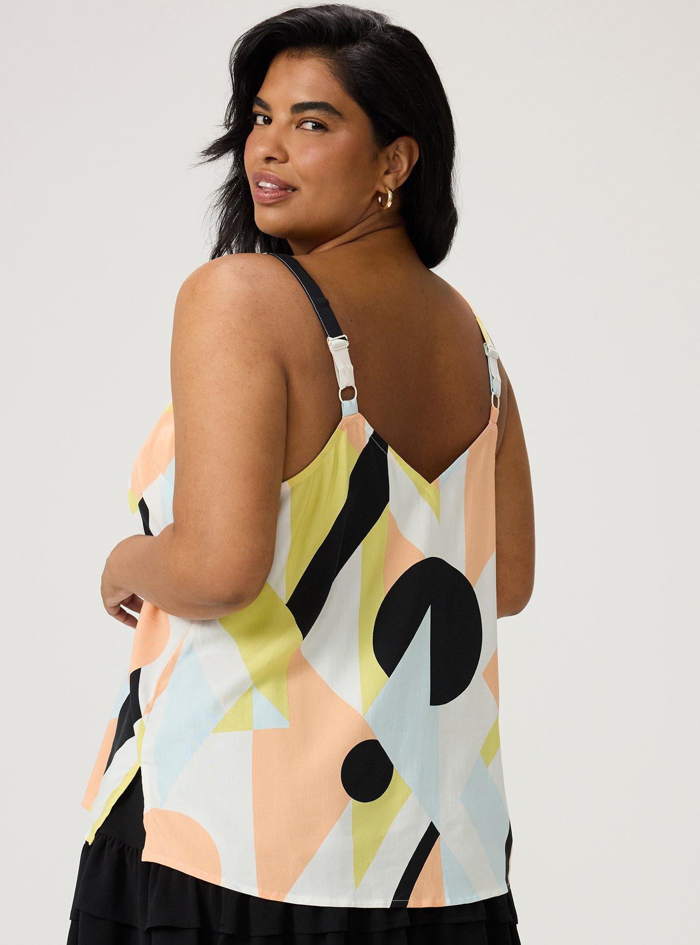 Plus Size Sophie Challis Swing Cami, SURF GEO MULTI, alternate