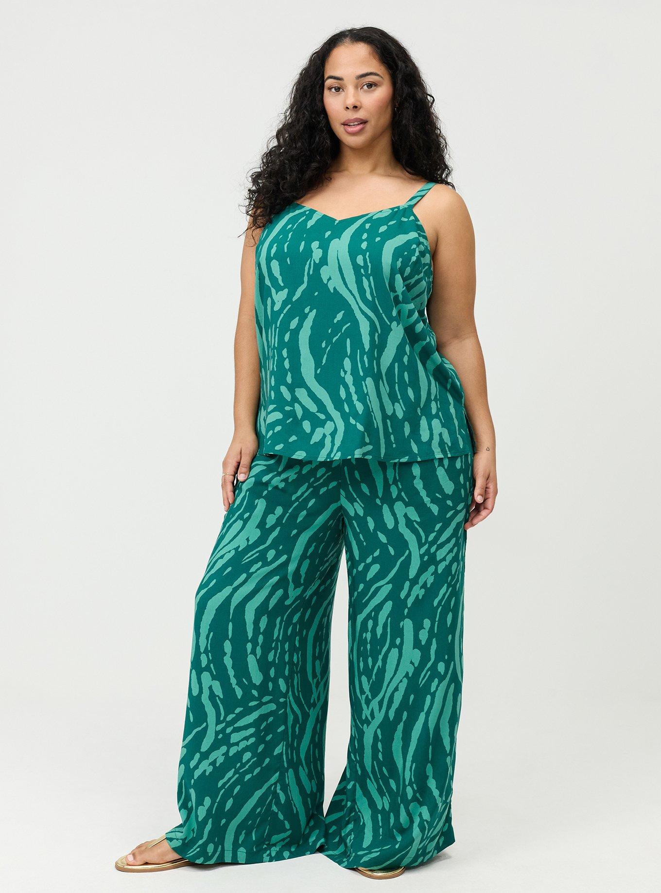 Sophie Challis Swing Cami, ABSTRACT SPLATTER GREEN, alternate