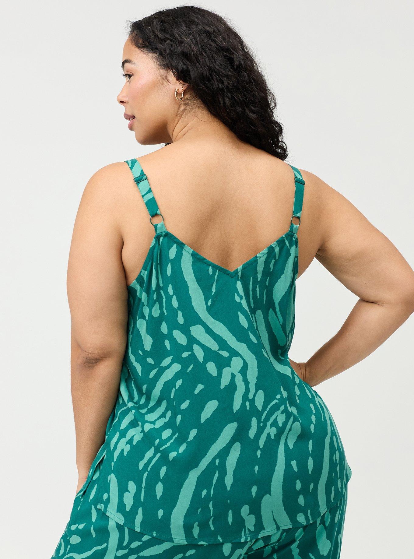 Sophie Challis Swing Cami, ABSTRACT SPLATTER GREEN, alternate