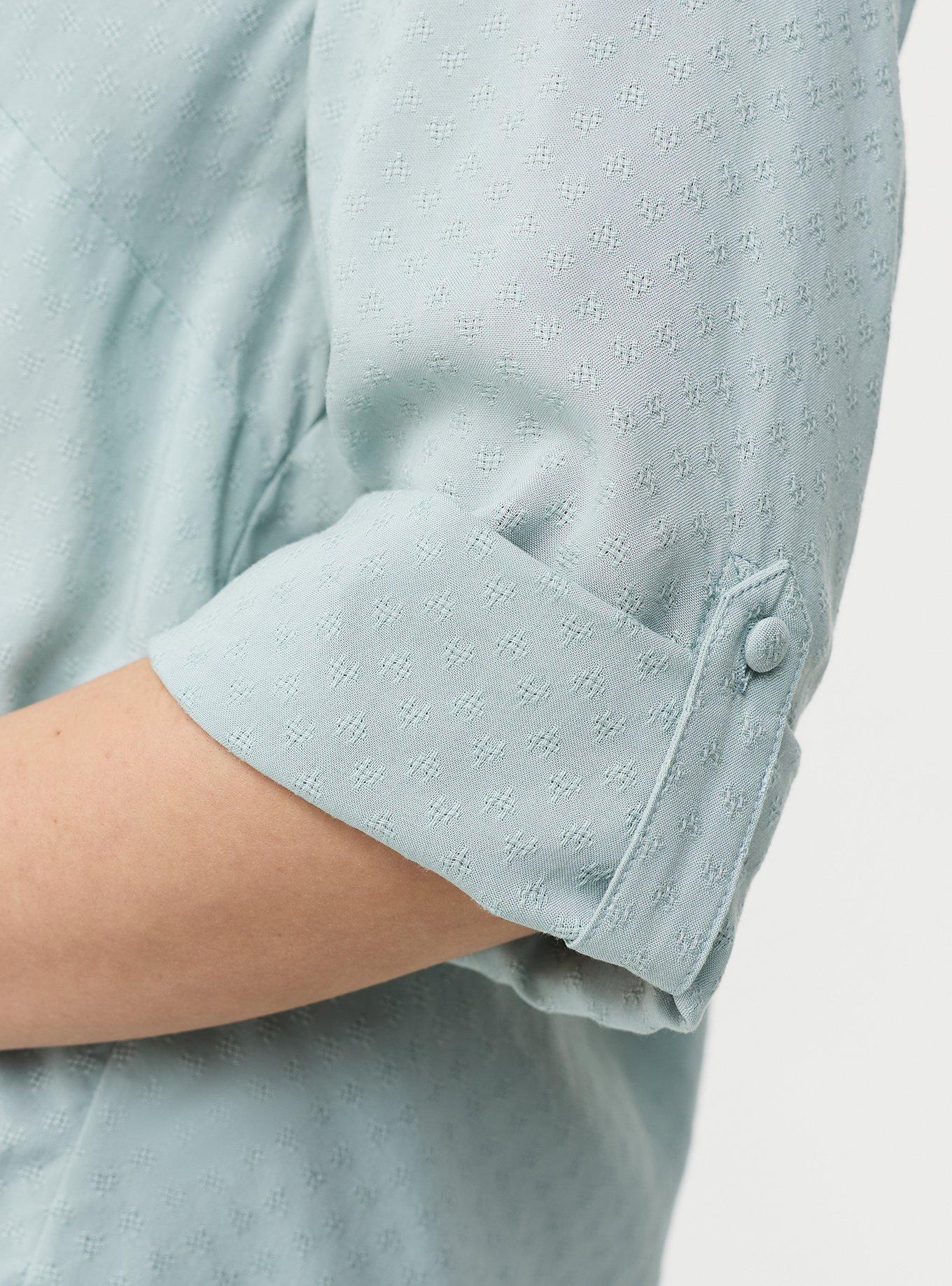 Harper 3/4 Sleeve Pullover Blouse, GRAY MIST, alternate