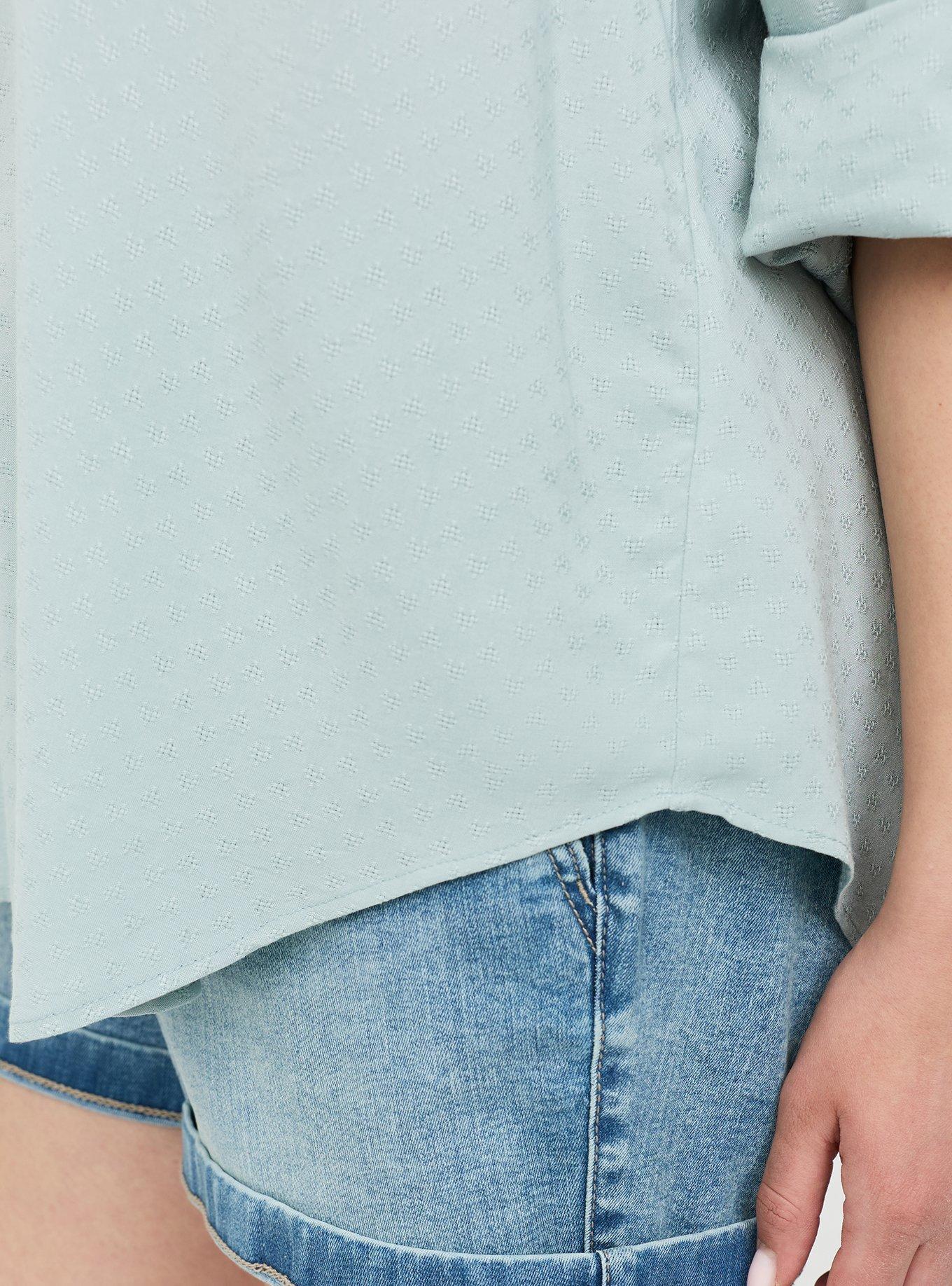 Harper 3/4 Sleeve Pullover Blouse, GRAY MIST, alternate