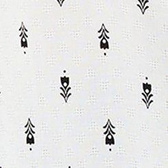 Harper 3/4 Sleeve Pullover Blouse, TOVA MOTIFS IVORY, swatch