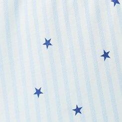 Cotton Jersey Sleep Short, SASHA STAR STRIPE WHITE, swatch