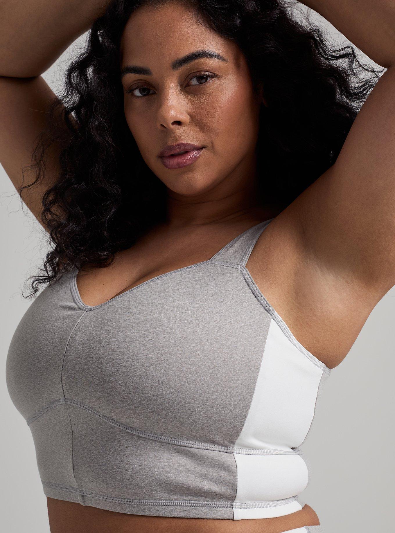 TRU Performance Butter Built In Bra Active Brami, LIGHTEST HEATHER GREY, alternate