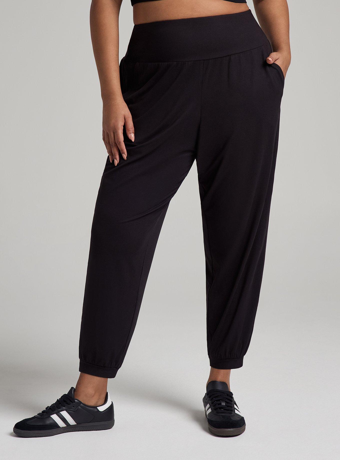 TRU Super Soft Performance Jersey Comfort Waist Jogger, DEEP BLACK, alternate