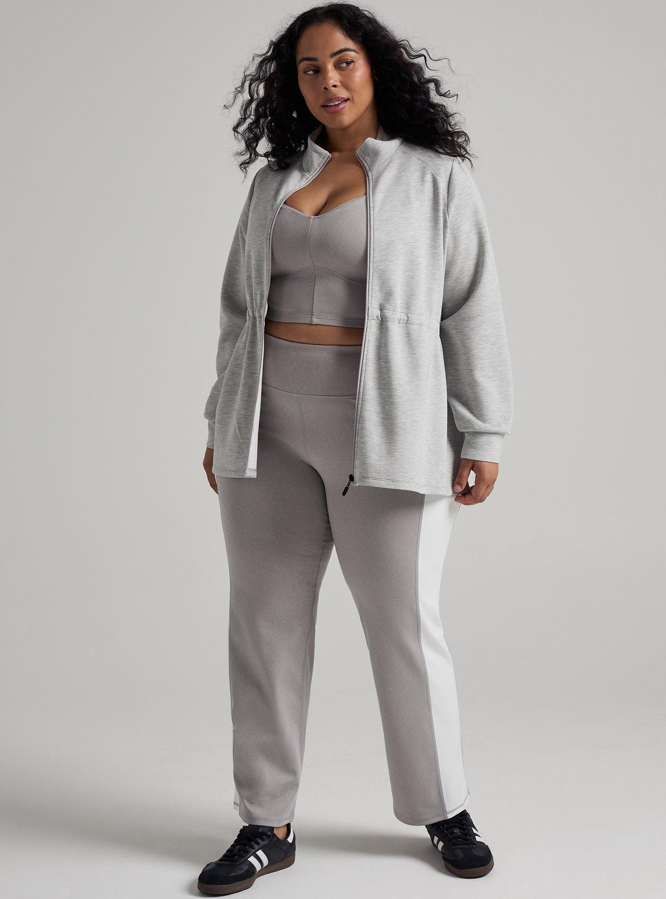 TRU Cupro Active Zip-Up Jacket, LIGHTEST HEATHER GREY, alternate