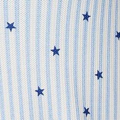 Baby Waffle Sleep Chemise, SASHA STAR STRIPE WHITE, swatch