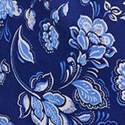 Belle Isle Ruffle Blouse, FREEDOM JACOBEAN BLUE, swatch