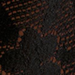 Festi Hi-Low Lace Tunic Top, DEEP BLACK, swatch