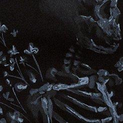 Nightfall Slash Front Tee, SKELETON FLORAL, swatch