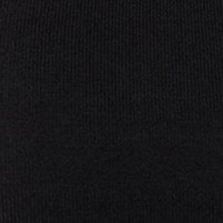 Textured Jersey Flutter Sleeve Babydoll Top, DEEP BLACK, swatch