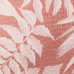 Textured Jersey Flutter Sleeve Babydoll Top, TENAYA TROPICAL PINK, swatch