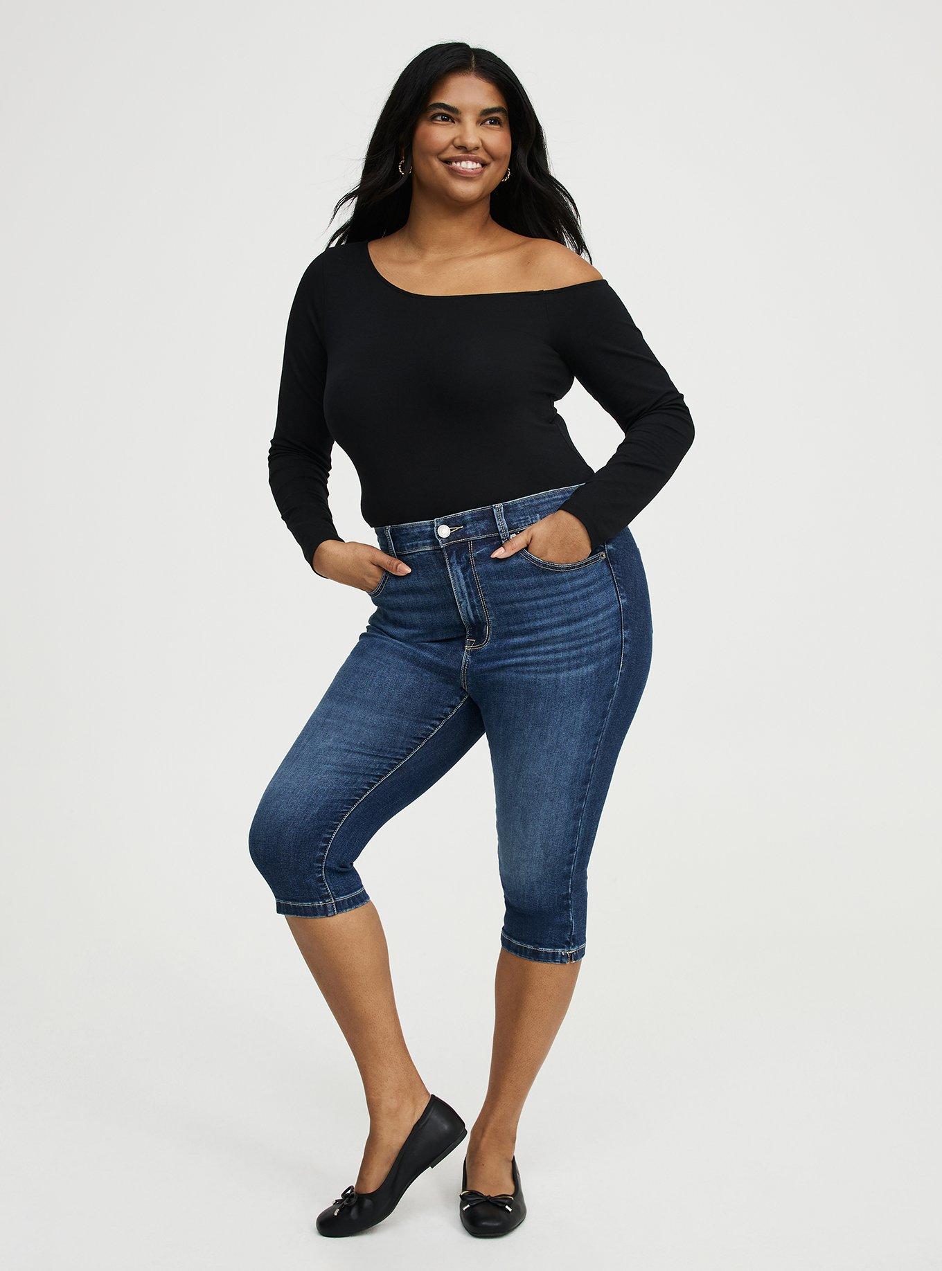 Foxy Long Sleeve Off-Shoulder Top, DEEP BLACK, alternate
