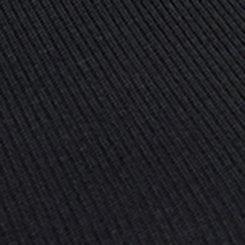 Cotton Modal Curved Henley Tank Top, DEEP BLACK, swatch