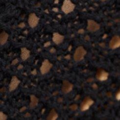 Open-Stitch Cardigan, DEEP BLACK, swatch