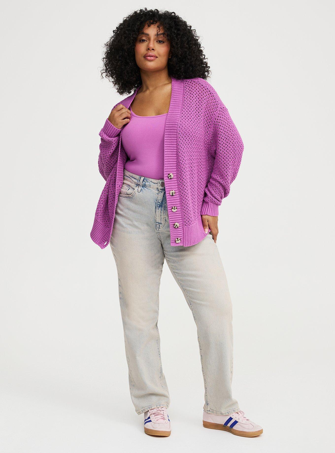 Open-Stitch Cardigan