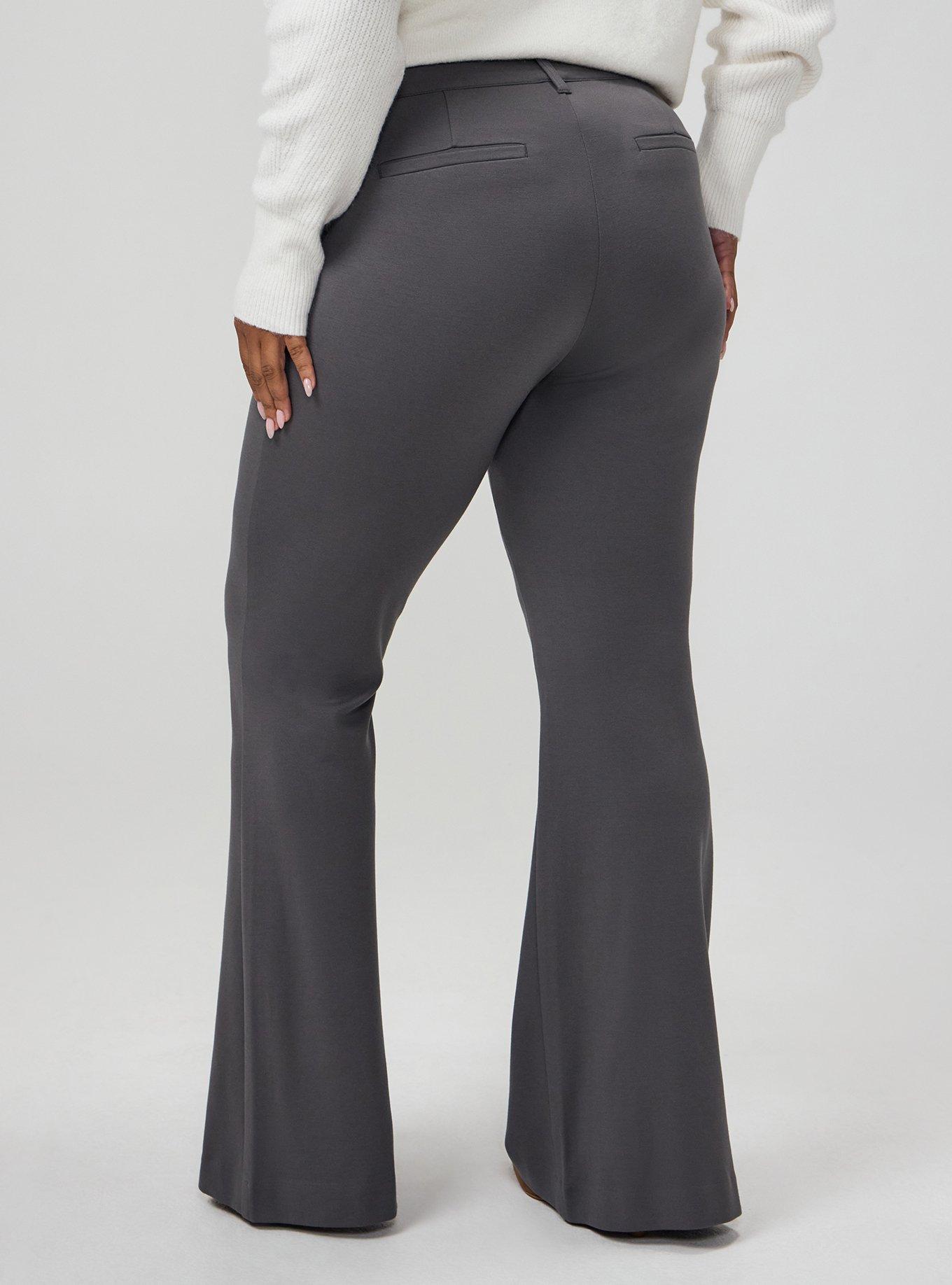 A-Line High-Rise Flare Ponte Pant, EIFFEL TOWER, alternate