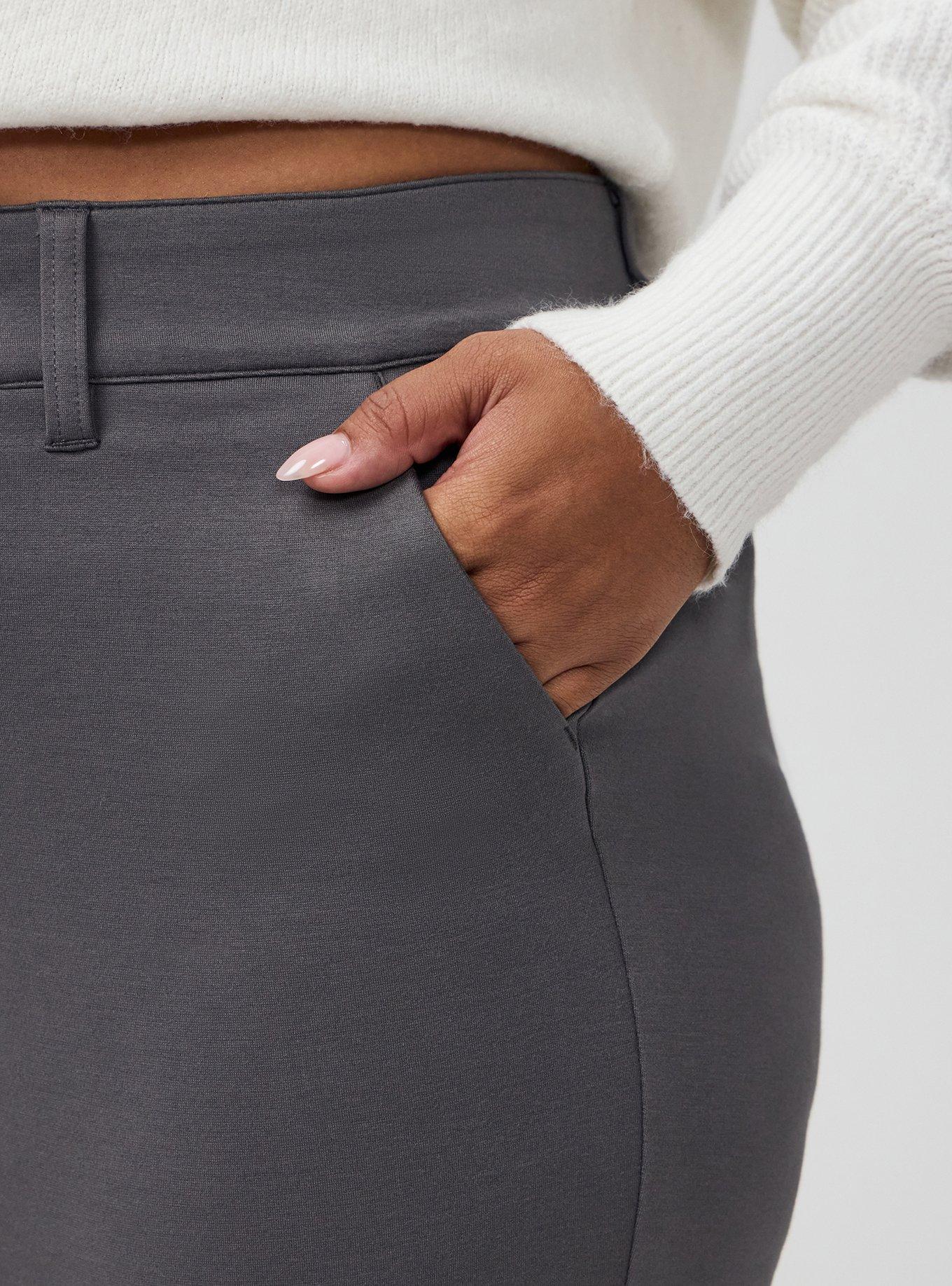 A-Line High-Rise Flare Ponte Pant, EIFFEL TOWER, alternate