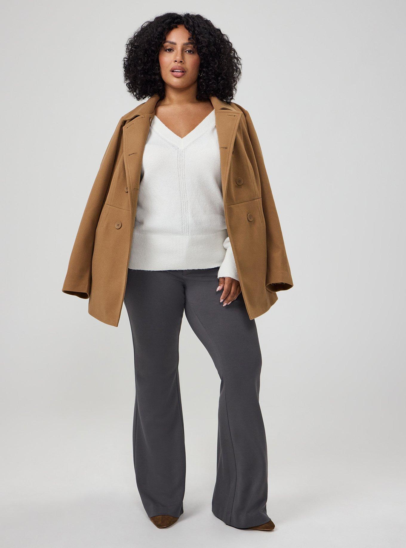 A-Line High-Rise Flare Ponte Pant, EIFFEL TOWER, alternate