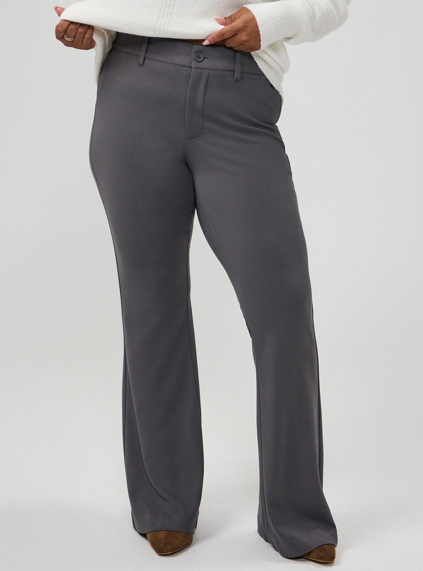 A-Line High-Rise Flare Ponte Pant, EIFFEL TOWER, hi-res