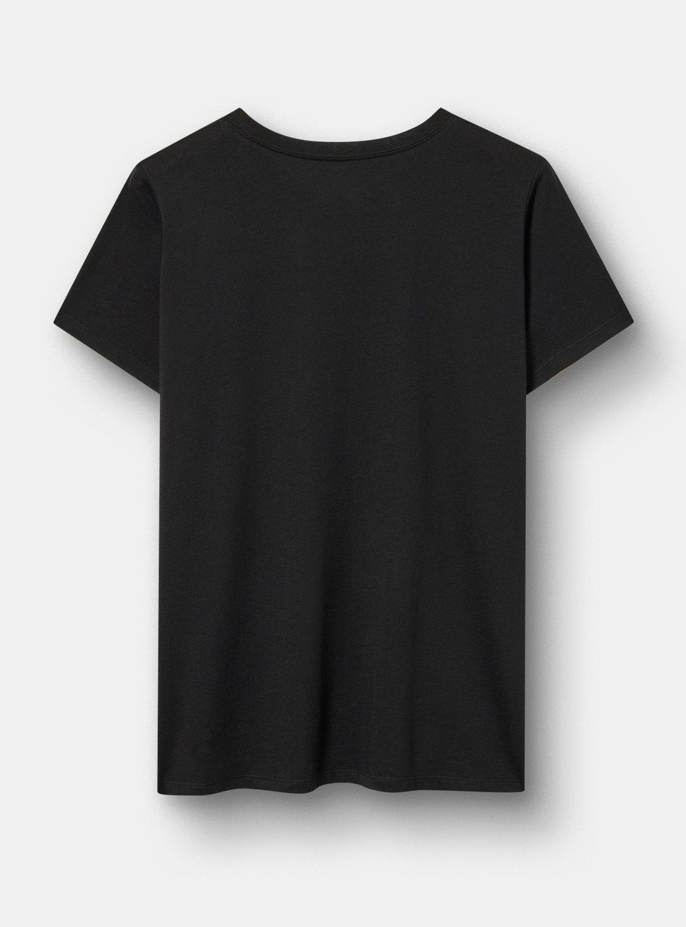 Classic Cotton Jersey Crew Tee, ITS NOT ME ITS YOU DEEP BLACK, alternate