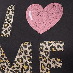 Classic Cotton Jersey Crew Tee, I LOVE ME ANIMAL OBSIDIAN, swatch