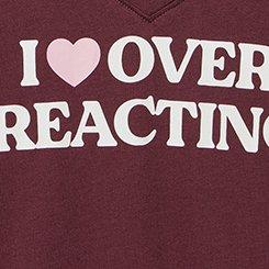 Classic Cotton V-Neck Tee, I LOVE OVER REACTING WINETASTING, swatch
