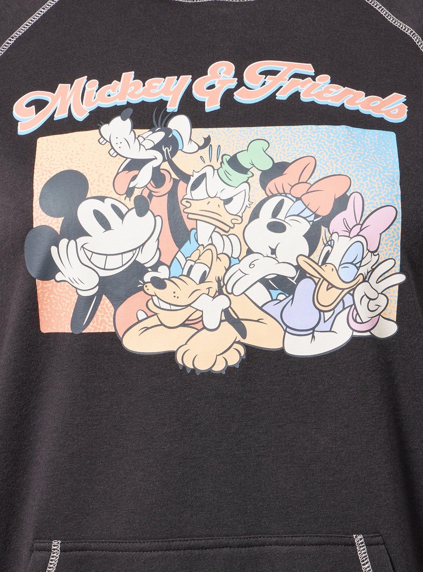 Disney Mickey & Friends Cozy Fleece Hoodie, MICKEY N CO OBSIDIAN, alternate