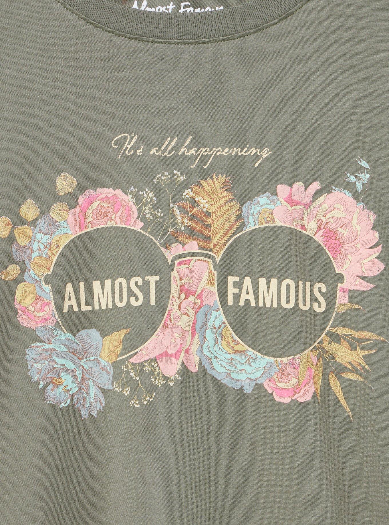 Almost Famous Relaxed Cotton Jersey Tee, ALMOST FAMOUS AGAVE GREEN, alternate
