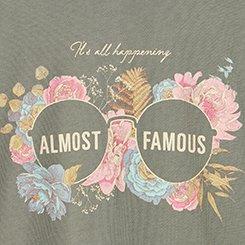 Almost Famous Relaxed Cotton Jersey Tee, ALMOST FAMOUS AGAVE GREEN, swatch