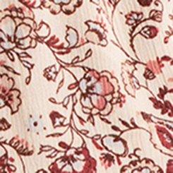 Festi Tie-Front Flyaway Cami, LANEY JACOBEAN IVORY, swatch