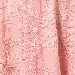 Ruffle Trim Lace Maxi Dress, SILVER PINK, swatch