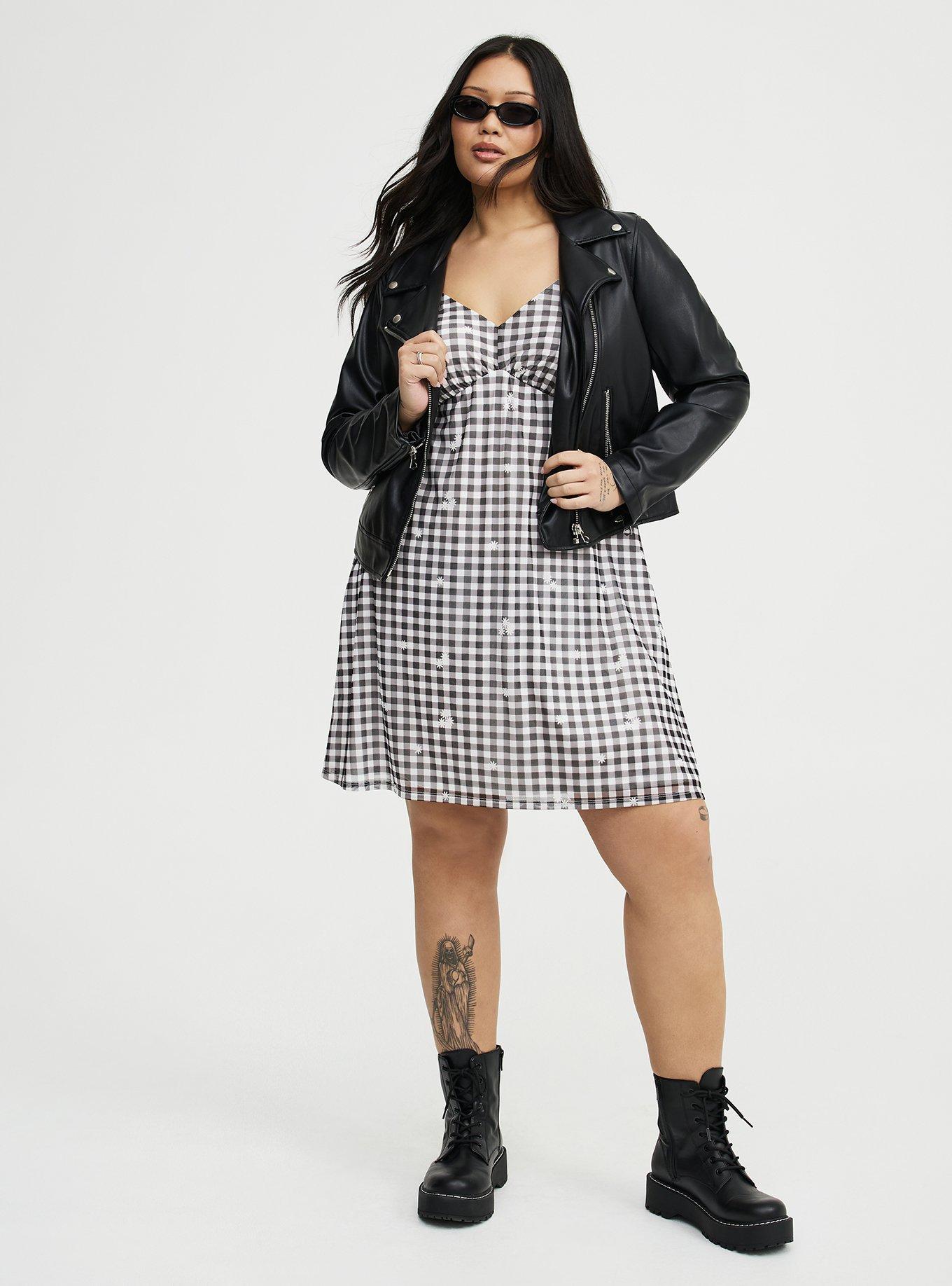 Flutter Sleeves Mesh Mini Dress, GOOD DAY DAISIES BLACK, alternate