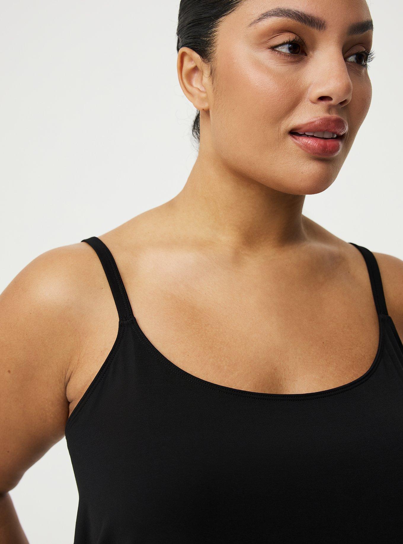 Slinky Jersey Sleep Tank, DEEP BLACK, alternate