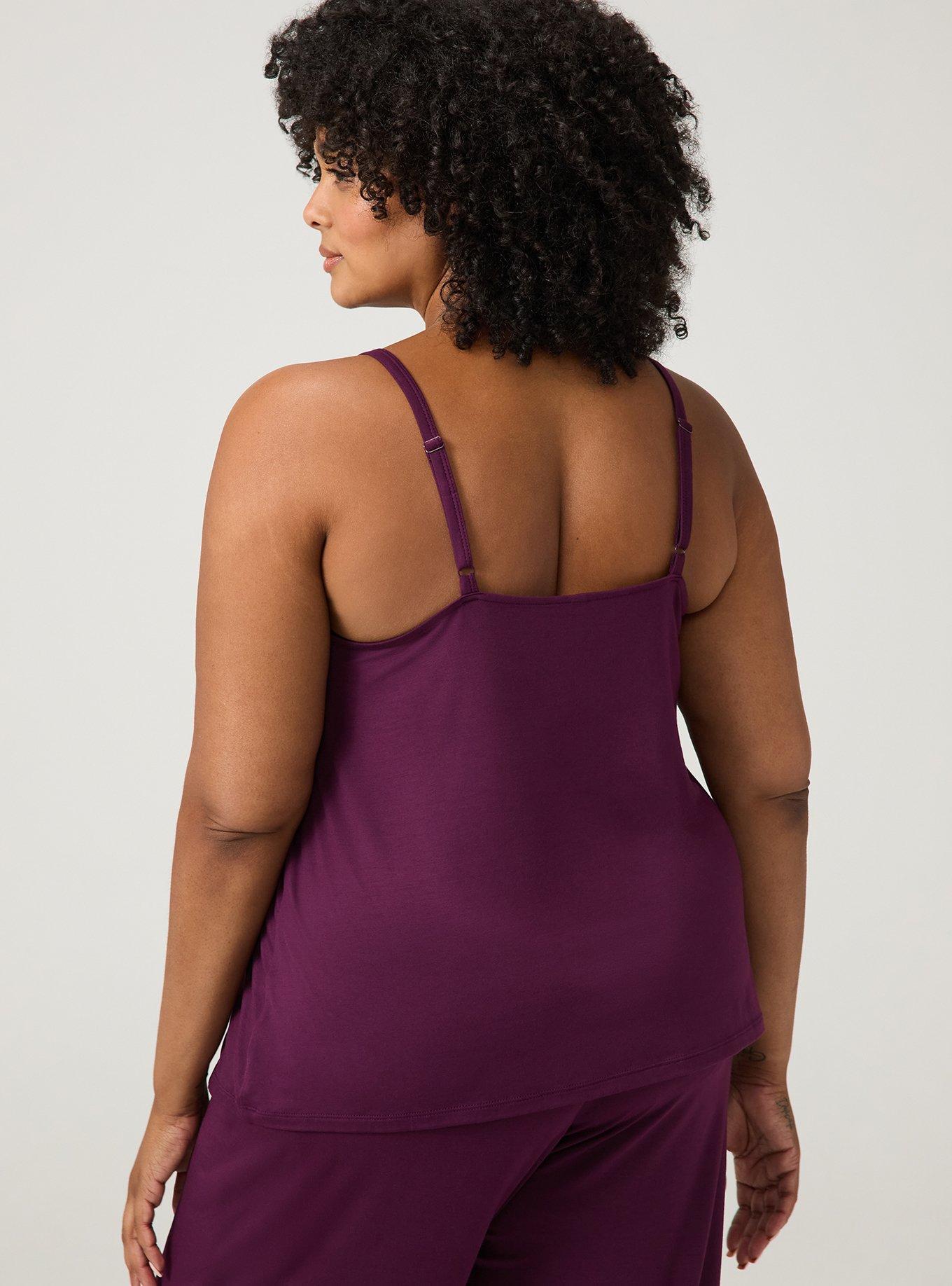 Slinky Jersey Sleep Tank, POTENT PURPLE, alternate